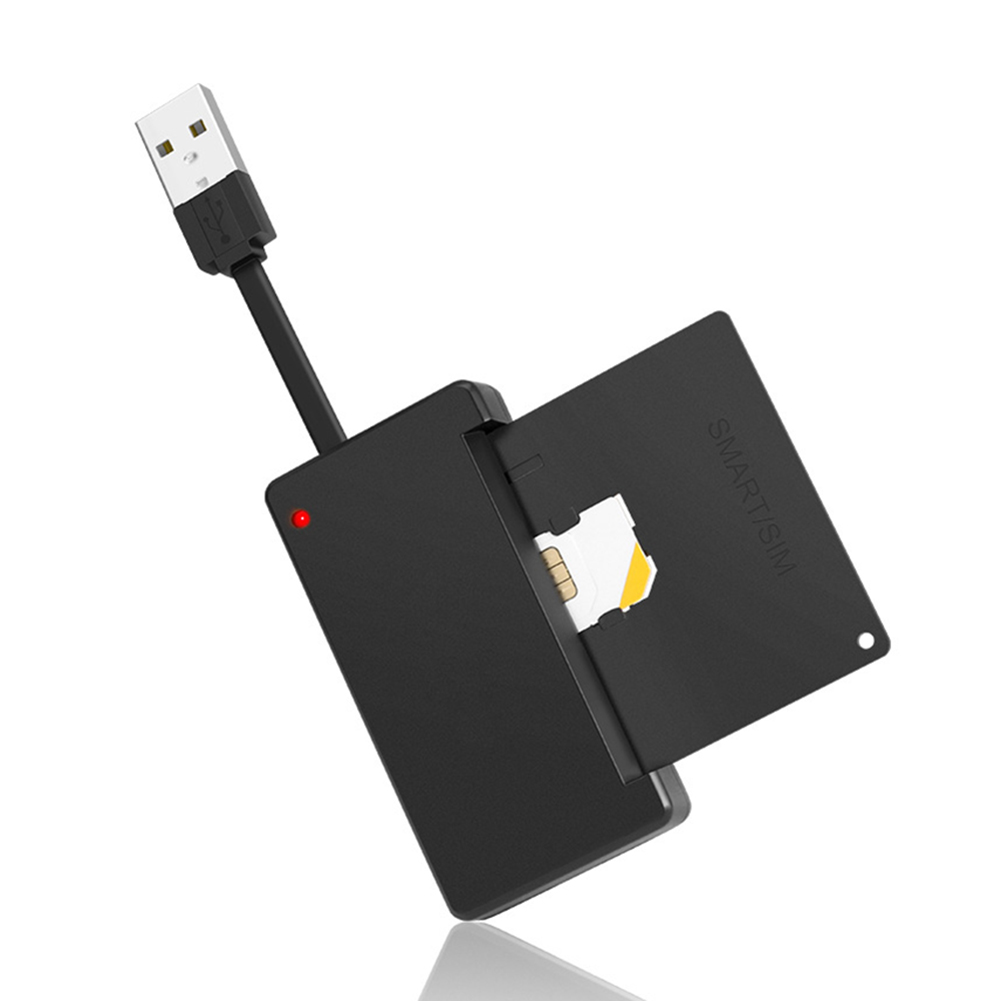 USB SIM Smart Card Reader Smart Cardreader Adapter PC for Bank Card IC/ID EMV Cardreader for Windows 7 8 XP
