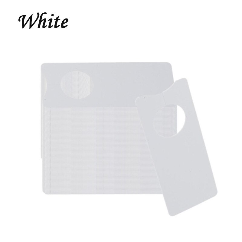 50/100 sztuk 2*5cm znaczniki roślin ogród przedszkola etykiety robić zawieszenia na drzewko markery roślin drzewa owocowe znaki szybka karty klasyfikacji narzędzie: biały / 100 sztuk