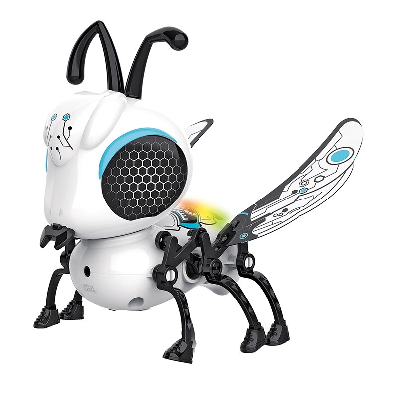 Elektronische Speelgoed Musical Zingen Lopen Elektrische Bee Pet Speelgoed Voor Kinderen Kids Elektronische Huisdieren Speelgoed: White