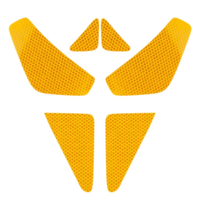 4 Stuks Auto Deur Reflecterende Waarschuwing Stickers Voor Tesla Model 3 Veiligheidswaarschuwing Mark Open Hoge Reflecterende Strips: Default Title