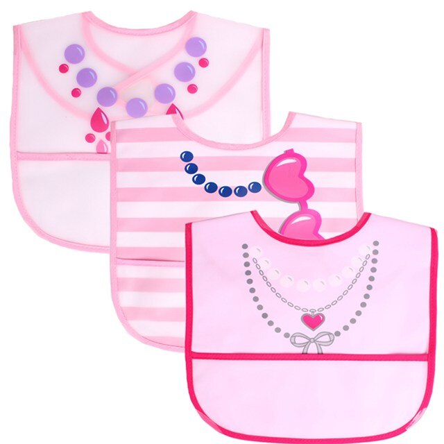3/5 stücke Freies Baby & freundlicher Wasserdicht Frucht & Veggie PEVA lätzchen Baby jungen mädchen Lätzchen babador para bebe: BB3011