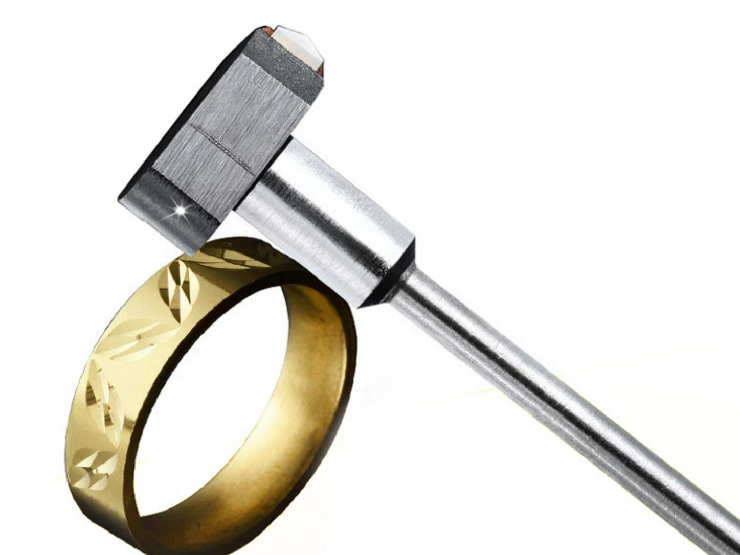 Herramientas de diamante, cuchillo con vástago de volante, herramientas de corte de joyería, oro, plata, cobre, joyería, cuchillo de Grabado, herramienta de fabricación de joyeros de 3mm