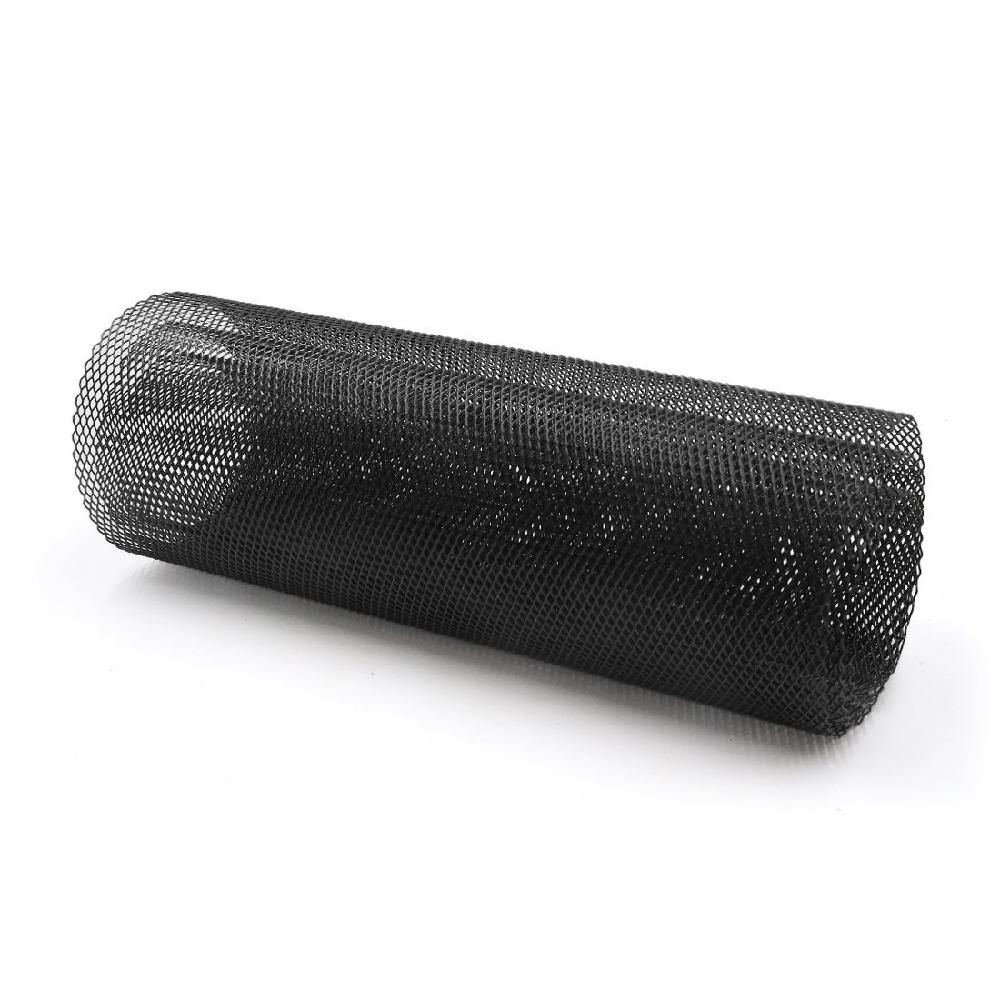 Universal Car Vehicle Black Tone Aluminum Alloy 3 x 6mm Rhombic Grille Mesh Sheet for Bumper Body Kit Fender