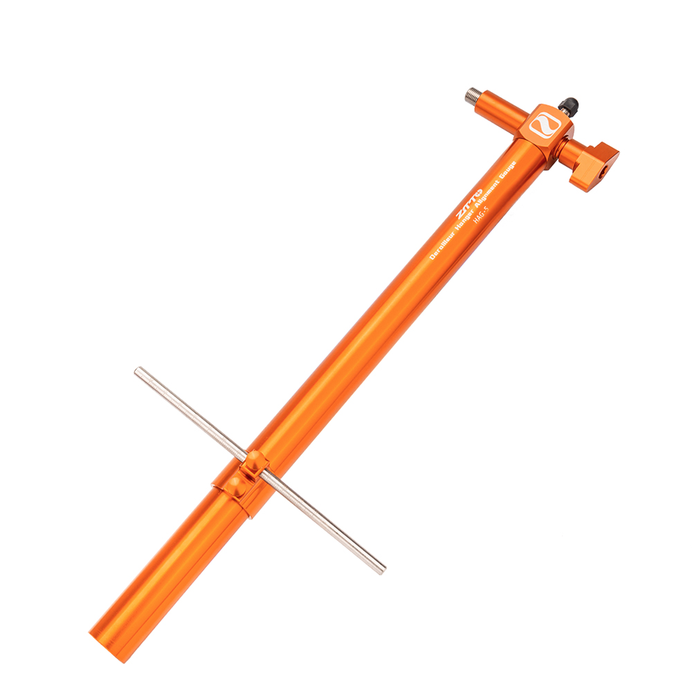 ZTTO Bicycle Derailleur Hanger Alignment Tool Aluminum Alloy Corrector Tail Hook Repair MTB Road Bike Correction: Orange