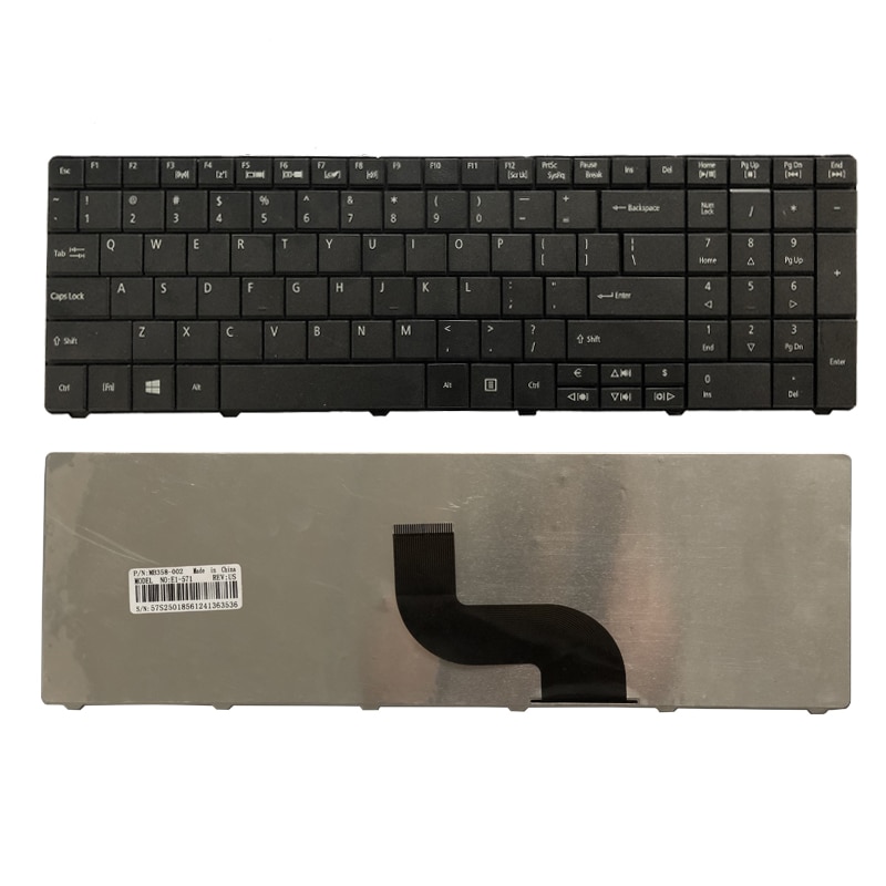 Us Keyboard Voor Acer Aspire E1-571G E1 521 531 571 E1-521 E1-531 E1-531G E1-571 Laptop Engels Zwart Toetsenbord