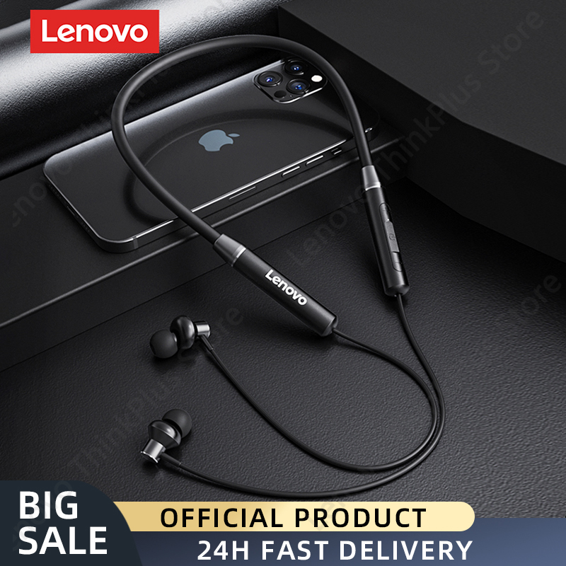 Lenovo HE05X Speaker Sport Wireless Bluetooth 5.0 In-Ear Earphone Waterproof Headphone Sports Neckband Headsets For Mobile Phone