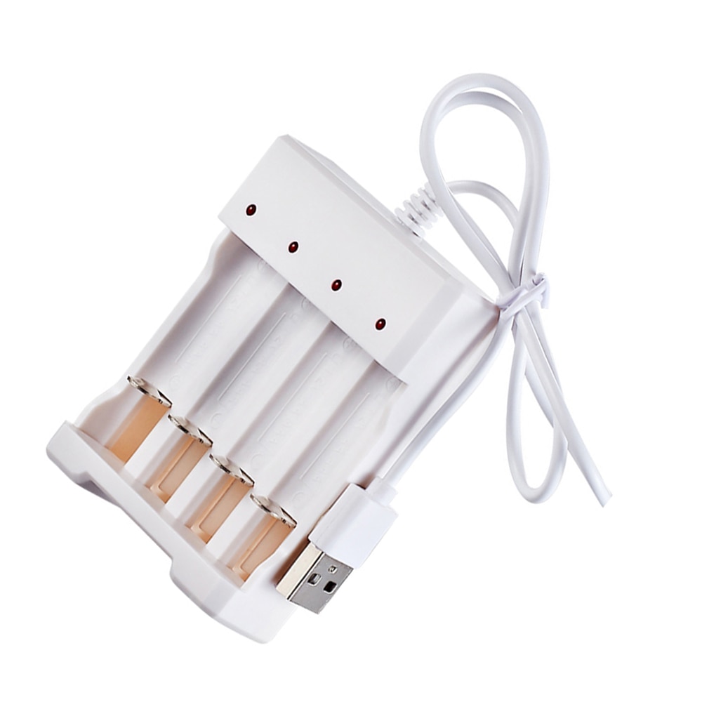 Universal Rechargeable Battery Charger DC5V 1A 1.2V 4 Slot AA/AAA Rechargeable Battery Charger Adapter USB Plug