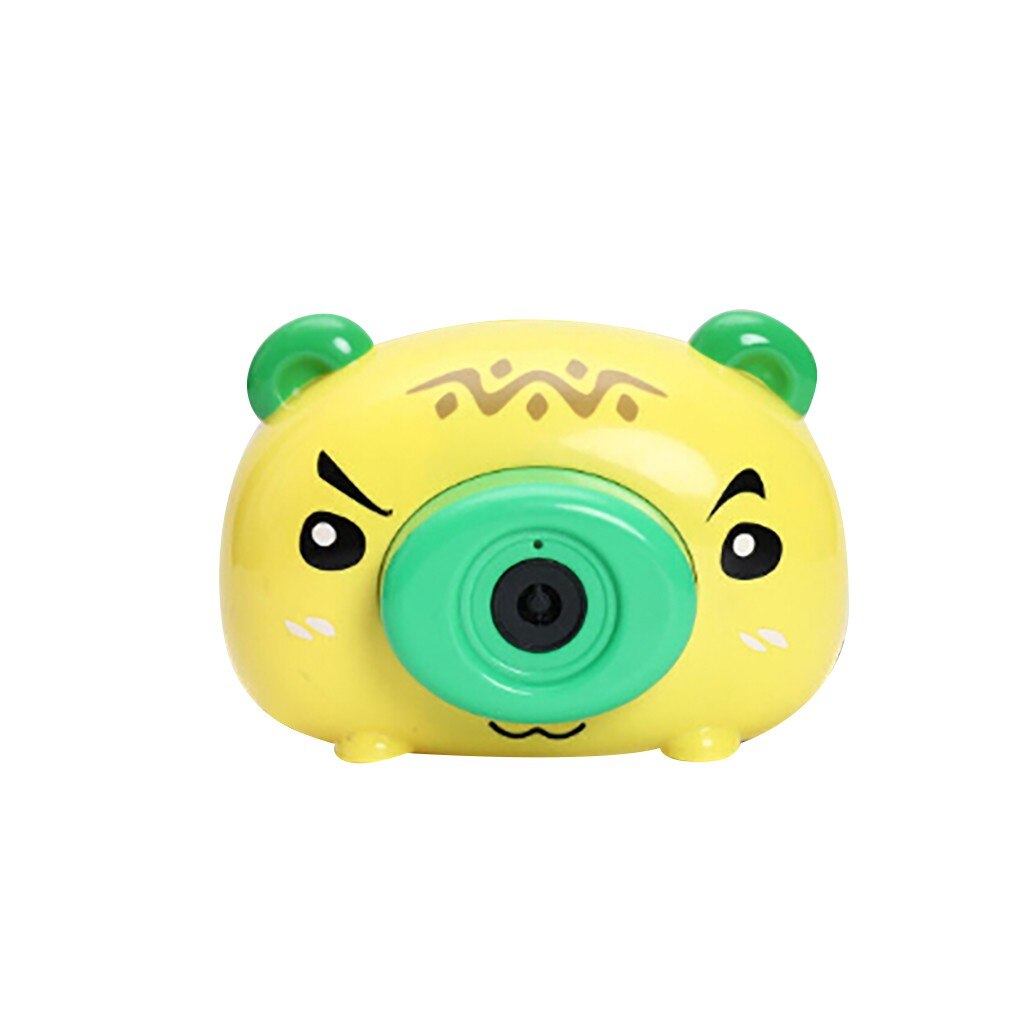 Figura del maiale ins rosso netto macchina della bolla Macchina Fotografica Macchina Della Bolla per Bambini Macchina Fotografica Automatica della Macchina Della Bolla (ad esclusione della batteria): Giallo