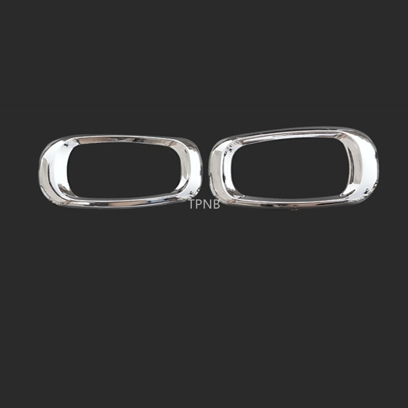 Para Toyota Land Cruiser Prado 120 J12 2003 2004 2005 2006 2007 ABS, accesorios de cubierta de ajuste Exterior cromado: 1