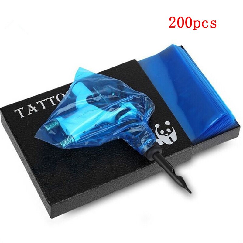 200Pcs Disposable Tattoo Clip Cord Sleeves Bags Supplies Covers Bags For Tattoo Machine