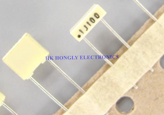 50PCS R82 100V .1J100 .12J100 .15J100 .18J100 .22J100 .47J100 .33K100 474J100 0.1UF 0.12UF 0.15UF 0.18UF 0.22UF P=5mm Capacitor: .1J100 0.1UF TAPE