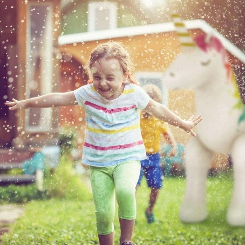 Sommer Heimat PVC Ebene Streuen Wasser Park Aufblasbare Elefanten draussen Strand Spielzeug freundlicher Spielen Wasser Einhorn sprühen Wasser Spielzeug