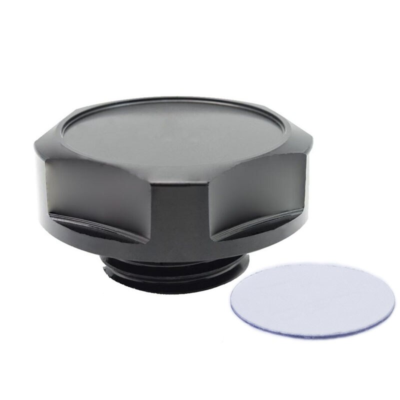 Car Oil Cap Fuel Filler Cover Auto Aluminum Alloy Engine Accessories for TOYOTA TRD for Camry Corolla Rav4: BLACK