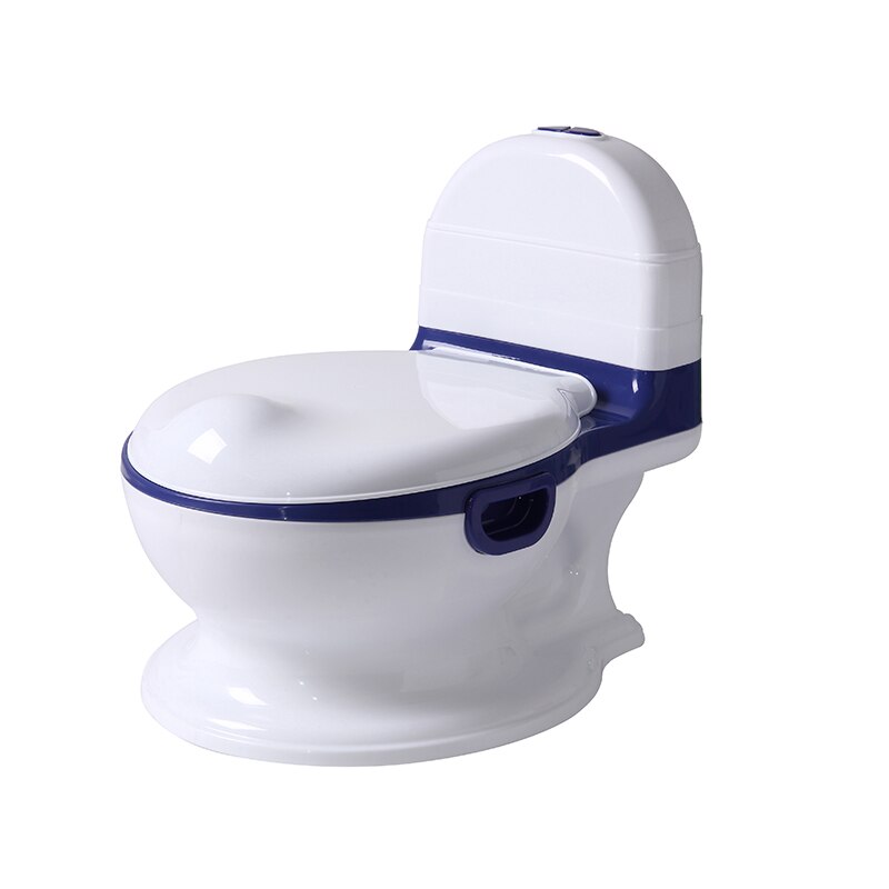 Nouvelle Simulation bébé Pot toilette enfant Pot formation filles garçon toilette enfants chaise siège de toilette Pot pour enfants: blue PVC cushion