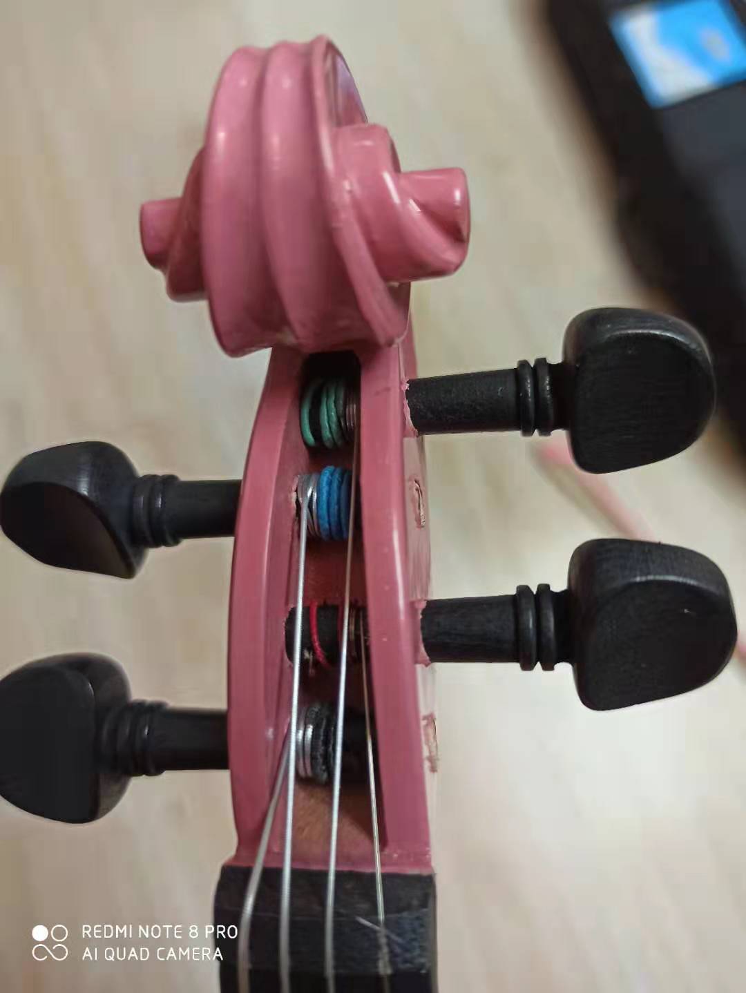 1/8 pink violin til børn