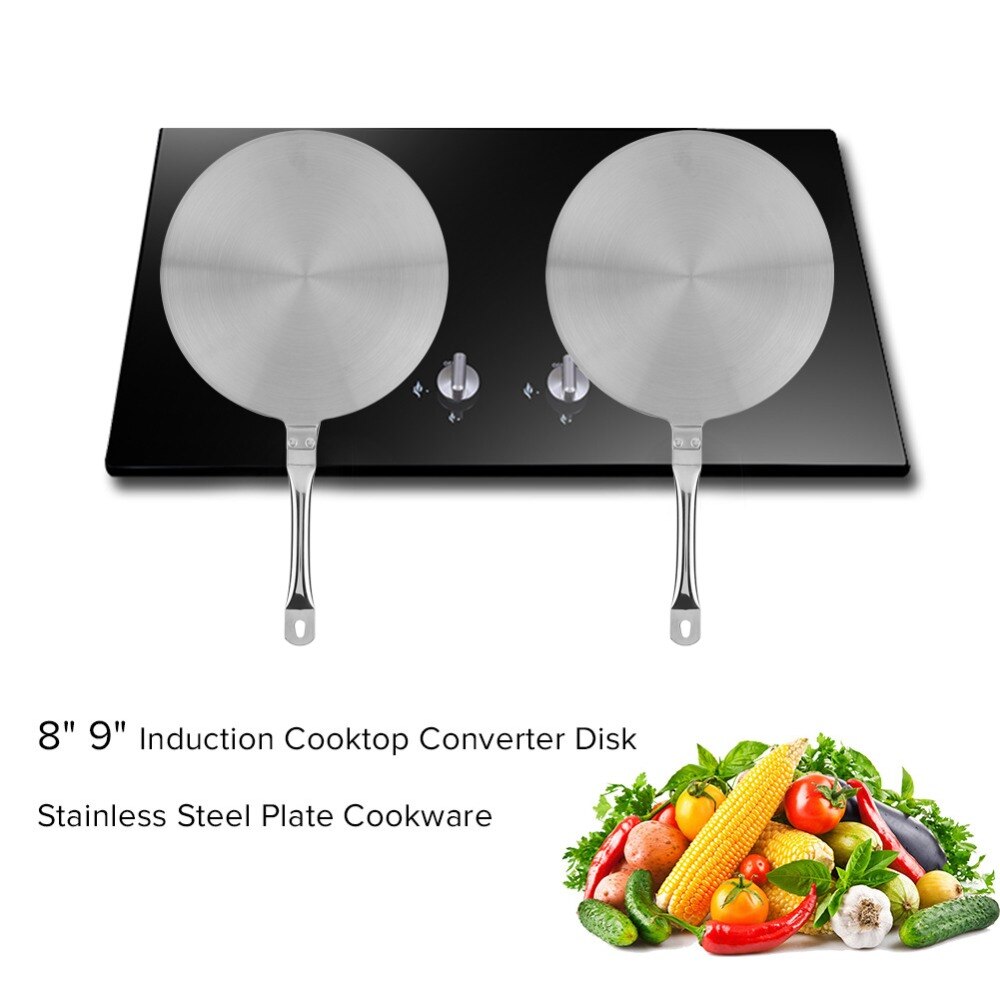20/24cm Edelstahl Induktion Kochfeld Konverter Wärme Diffusor Rabatt Adapter Platte Topf Topf Werkzeug Kochen Kochfeld Konverter werkzeug