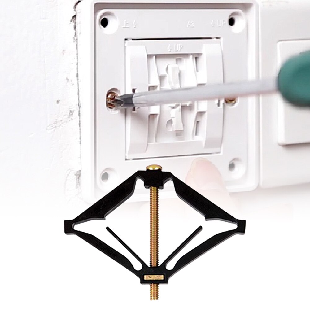 10Pcs Switch Cassette Socket Bottom Doos Hersteller Ondersteuning Staaf Elektricien Accessoire Voor 86Mm X 86Mm Muur-type Cassettes Reparatie Tool