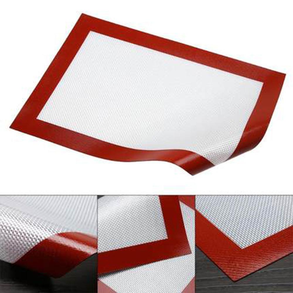 Silicone Baking Mat Non-Stick Cookies Sheet Oven Mat Healthy Homeware Baking Sheet Glass Fiber Rolling Dough Mat Pastry Tools