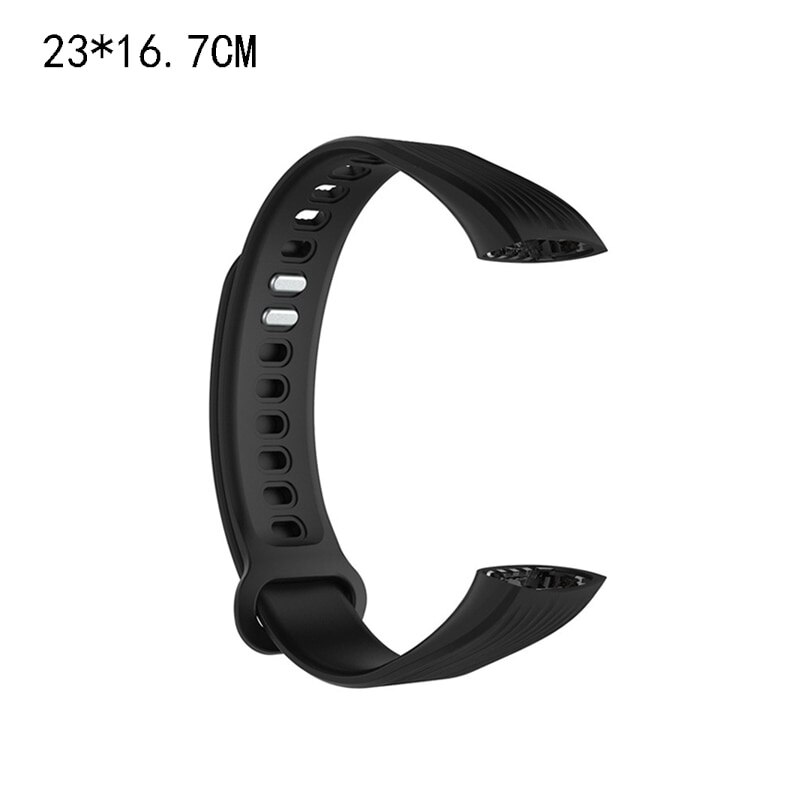 Tillämpligt intelligent armband armband armband tpu rem hälsa slitage övervakning klockarmband för huawei rongyao 3: Svart
