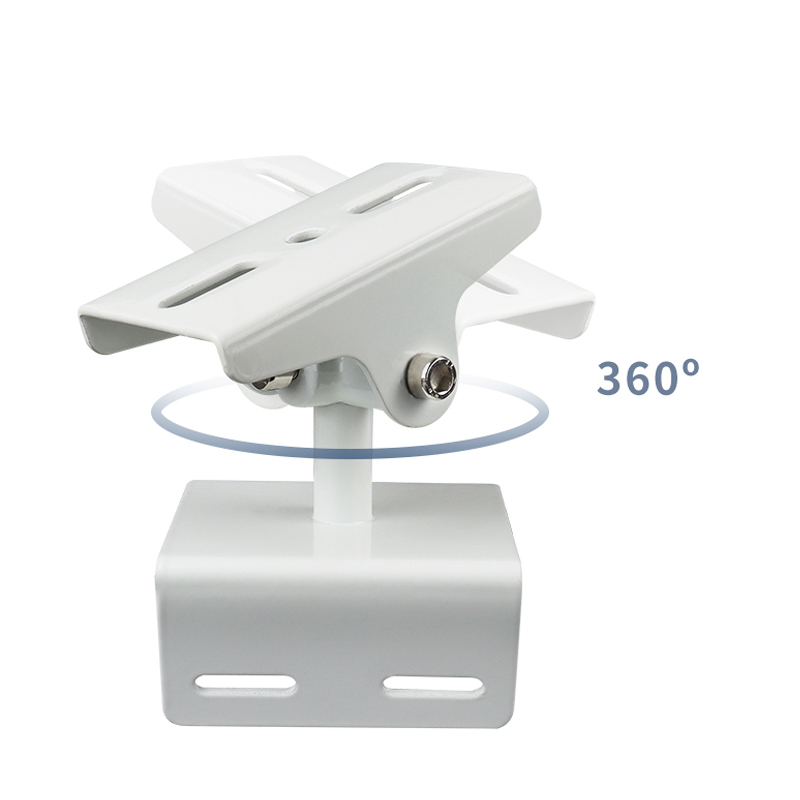 Indoor Outdoor Multi-Angle Adjustment Security CCTV Camera Holder Stand Support Metal Hoops Cross Arm Mount Pole Mount Bracket