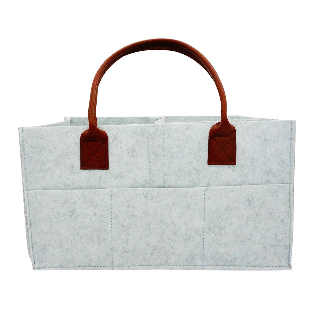 Baby Windel Caddie Organizer Faltbare Fühlte Lagerung Tasche Tragbare Leicht Multifunktions Veränderbar Fächer Für Frauen: 2