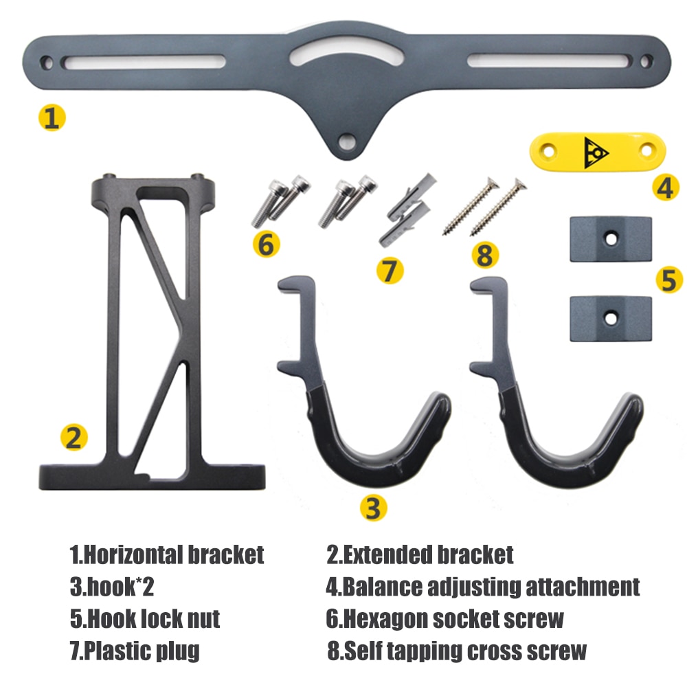 TOPEAK TW017 SOLO BIKE HALTER Hängen rack fahrrad park rack bike stand Display regal Wand hängen road mountainbike adjusta