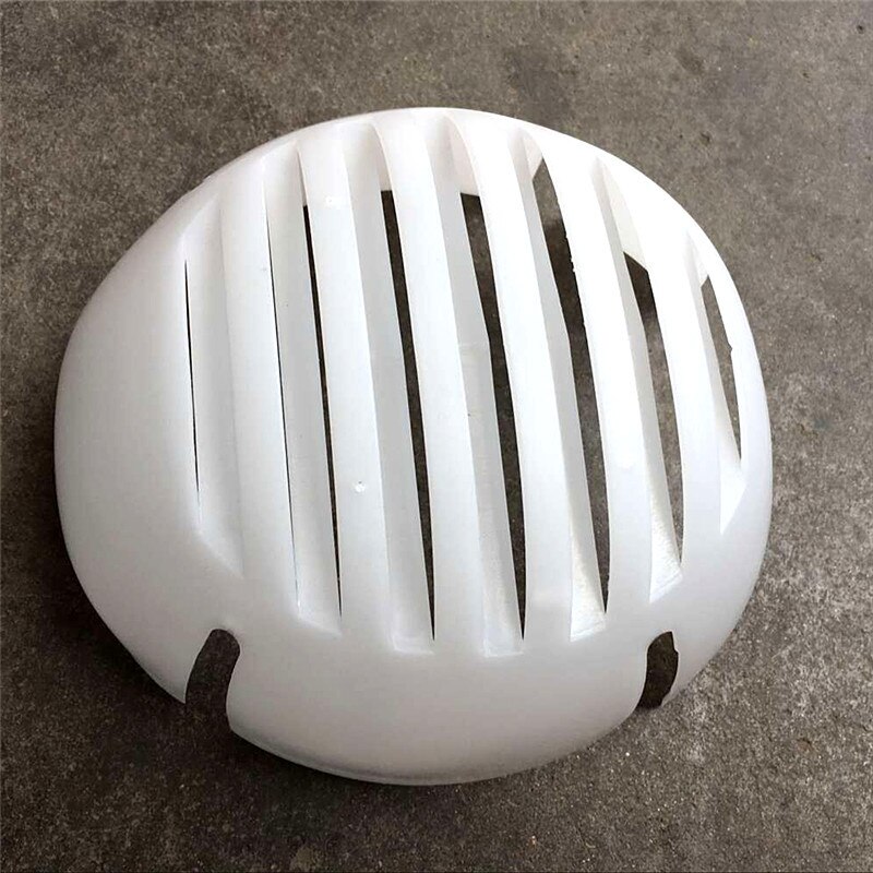 Breathable Helmet Shell Plastic ABS Outdoor Sports Anti-collision Black White 58 cm Strong Anti-high Pressure Safety Protection