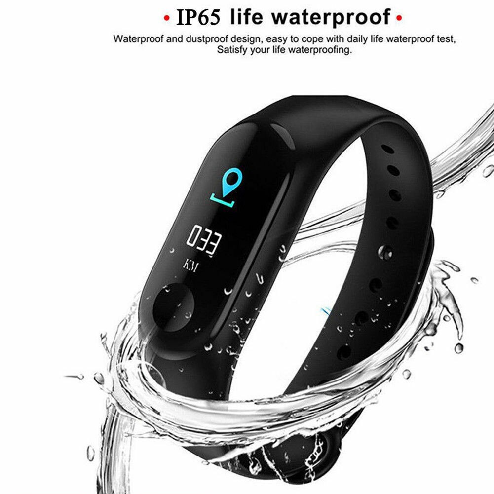 Monitor de freqüência cardíaca mensagem relógio pressão arterial esportes multifuncionais ips tela rastreador fitness contador passo pulseira inteligente