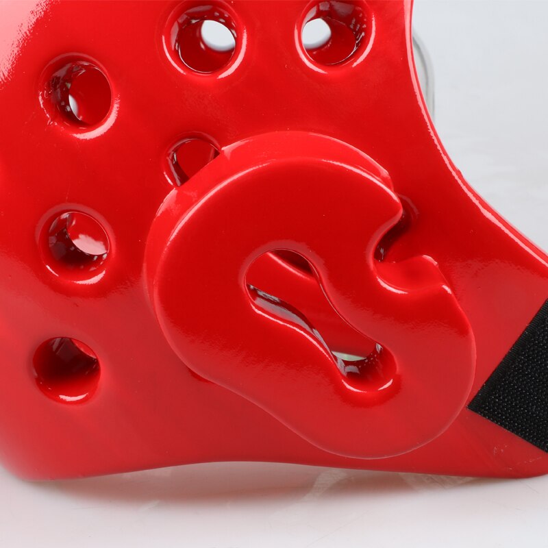 Casque de taekwondo pour enfants/adultes hommes/femmes rouge bleu demi-couverture sanda/karaté/muay thaï/boxeo/boxe protection de tête