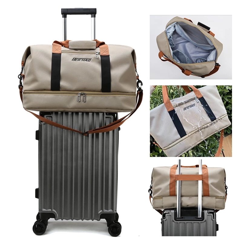 MARKROYAL Reisetaschen Für Frauen Große Kapazität Männer der Sport tasche Wasserdichte Weibliche Bote Tasche Trockenen Und Nassen