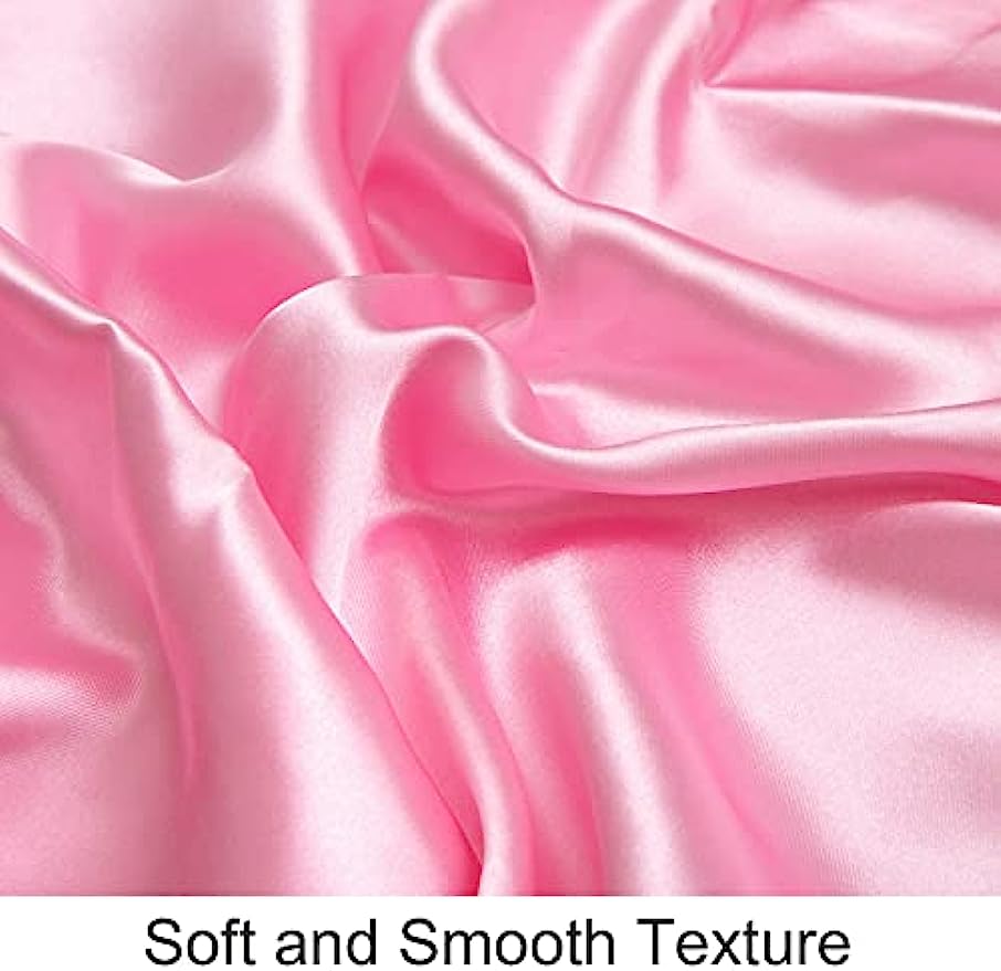 1 Stück Seidensatin-Kissenbezug für Kleinkinder, 35 x 50 cm, superweiche und seidige, kühlende Reise-Kissenbezüge für Kinderzimmer, freundlicher, Jungen und Mädchen