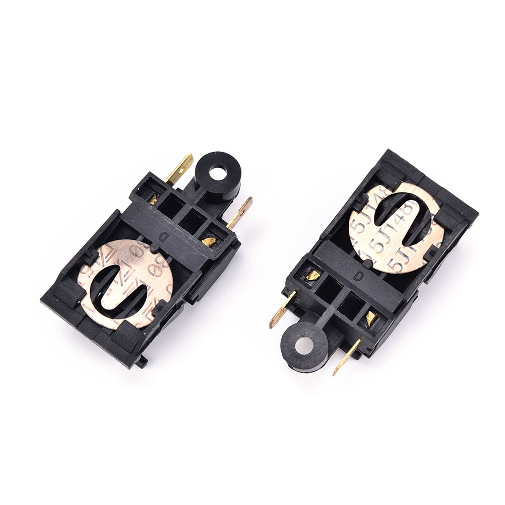 2PCS Kettle Switch 13A 250V Switch Electric Push Button Switch Kettle Thermostat Switch Medium Kitchen Parts 46x21mm Approx