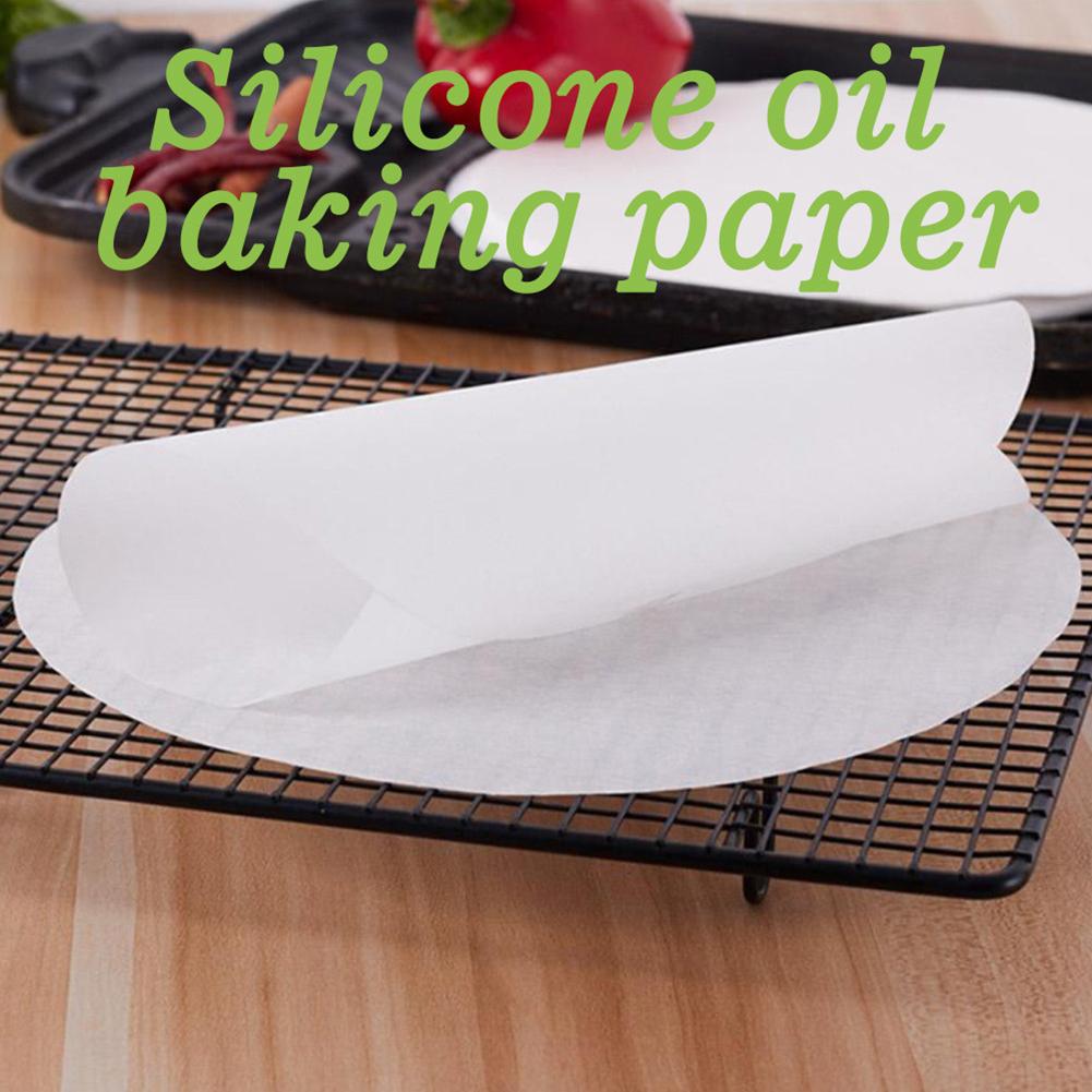 100 stk 7 tommer 8 tommer 9 tommers bakepapir runde / runde kakeformer / pergamentpanne til rund kakeform, vår