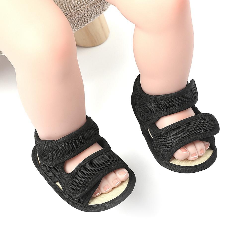 Summer Baby Boys Soild Breathable Anti-Slip Sandals Toddler Soft Soled Shoes