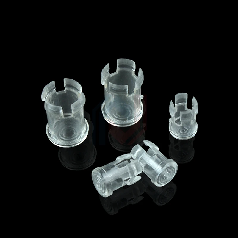 50 stks/partij 3MM 5mm LED Light Emitting Diode Lampenkap Lichtgeleider Lichtgeleider Cap Beschermhoes Led Transparante lamp Cap