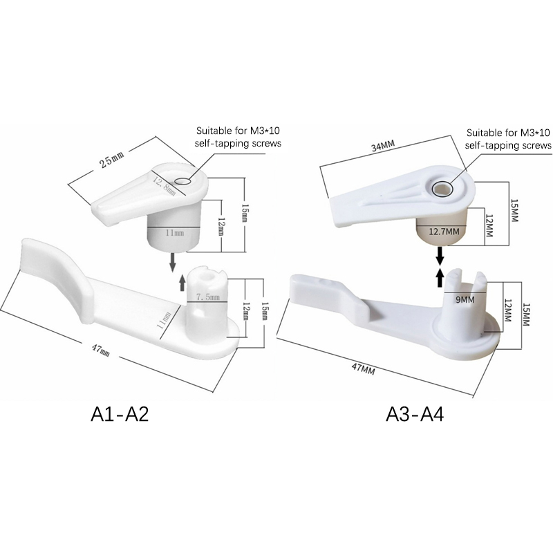 Plafondlamp Clip Klemmen Met Schroeven Lampenkap Vaste Klem Plastic Gesp Voor Led Armatuur Plafondlamp Led Verlichting Accessoires