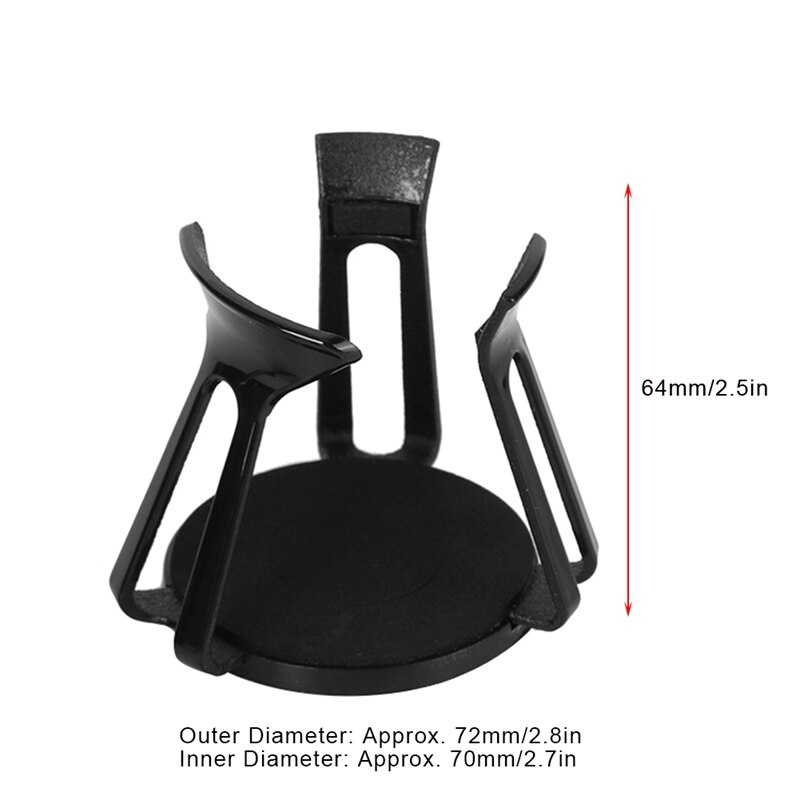 AU05-Universele Plastic 2 Stuks Auto-interieur Water Bekerhouder Plakken Fixer Stopper Drink Fles Stand Accessoire