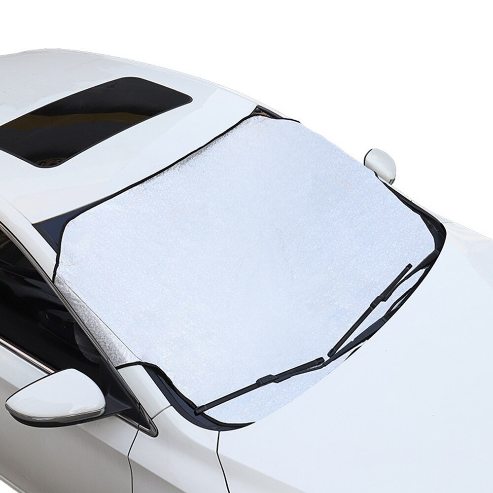 Tioodre autopeite kestävä kokoontaitettava uv häipyvä auton tuulilasin peite jää- ja lumisuojat