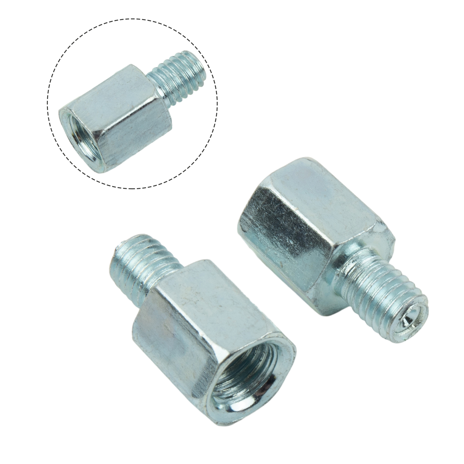 10Mm Tot 8Mm Spiegel Adapter Accessoires Met De Klok Mee Vrouwelijke Naar Mannelijke Motorfiets Scooter Schroefdraad Duurzaam