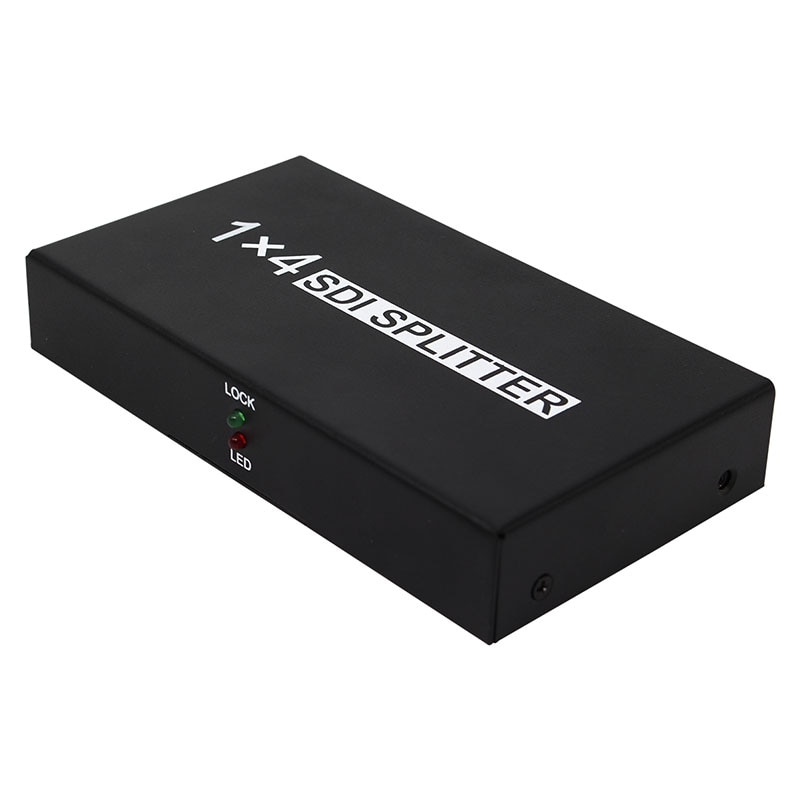 4 Port 1x4 SDI Splitter 3G HD SD SDI Distribution Amplifier Video 1080P Repeater Splitter with us/ uk/ eu/ au plug