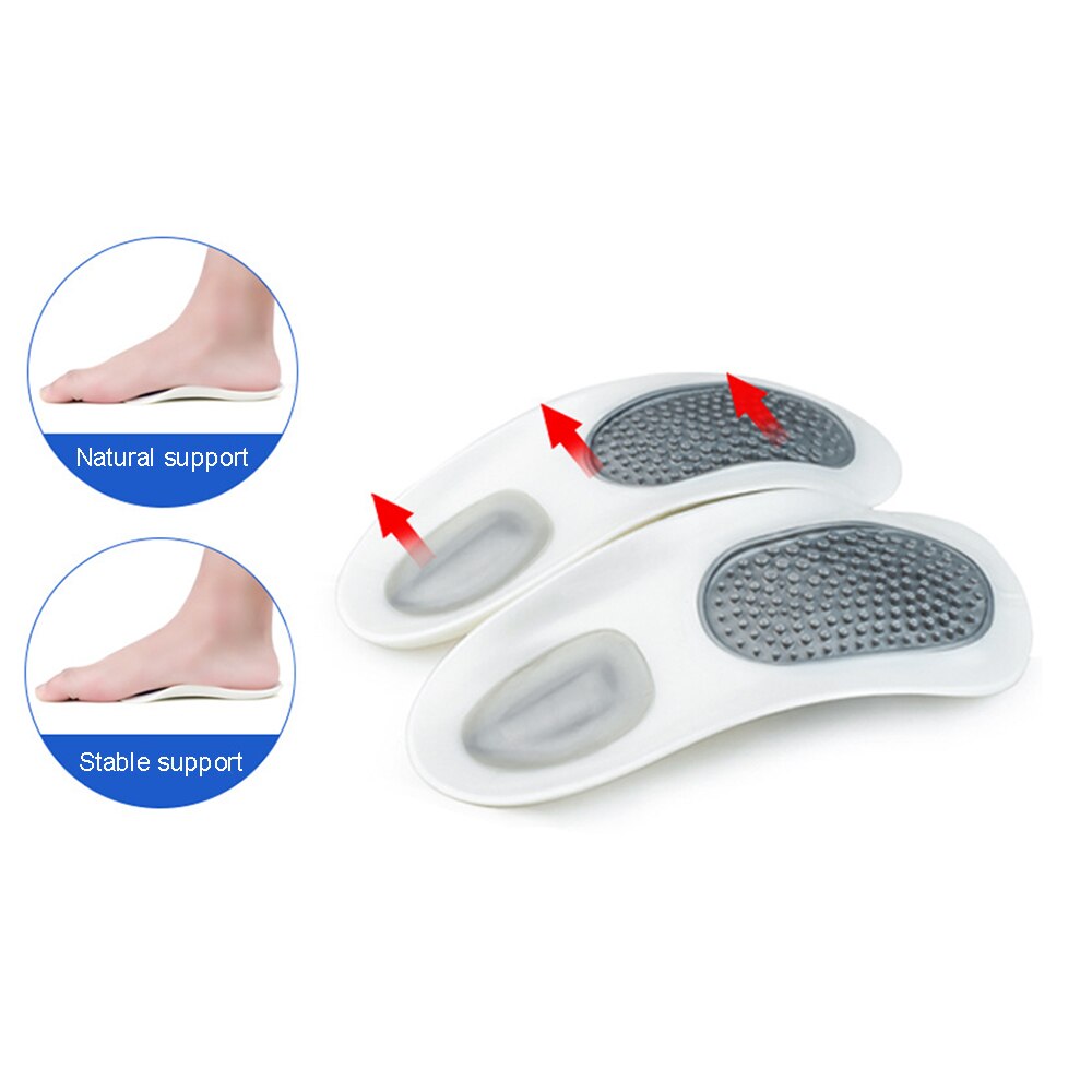 Unisex Flatfoot Orthotics Cubitus Varus Orthopedic Insoles Feet Pads Care Correction Arch Support Orthopedic Cushion Massage