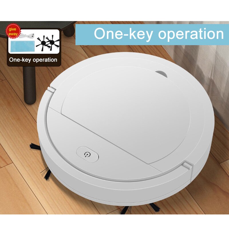 Robot Vacuum Cleaner USB Charging Indoor Automatic Dust Robot Multifunctional Intelligent Household Ultra-Thin Vacuum Cleaner