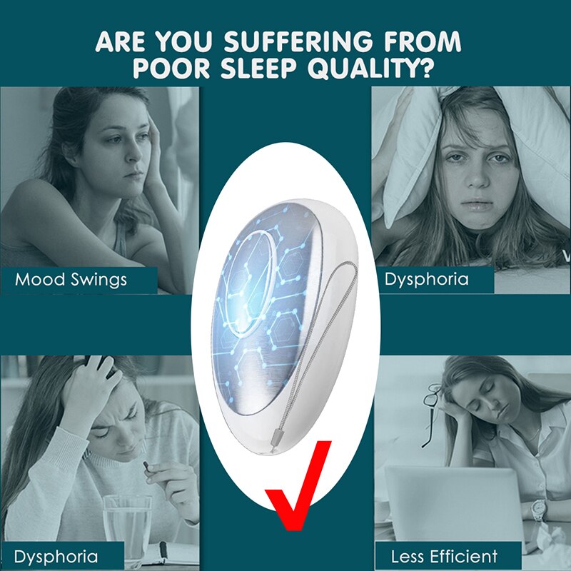 Hand-held Sleep Aid Device Hand-held Sleeping Massage Physiotherapy Tool Sleep Instrument Relaxation Sleep Hypnosis Sleep Device