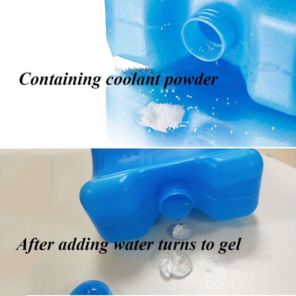 650ml Gel Vriezer Ijsblokken Herbruikbare Cool Cooler Pack Bag Waterinjectie Picknick Reizen Lunchbox Vers Voedsel Opslag