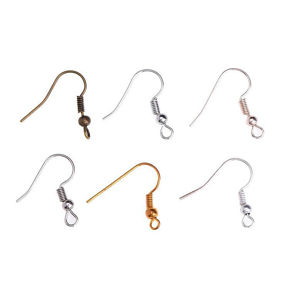120 pces brinco ganchos você mesmo fazer earhook blanks brinco ganchos para fazer jóias