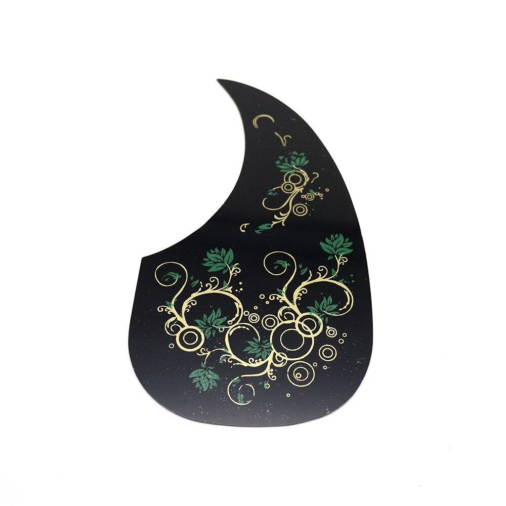 1pcs Right Folk Acoustic Guitar Pickguard Self-adhesive Pick Guard Sticker for Acoustic Guitar Accessories: 1pcs With flowers