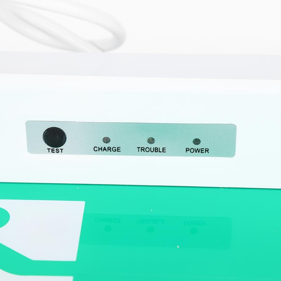 Recessed PMMA LED Emergency Exit Lighting Sign Safety Indicator 220V Exit Lighting Sign