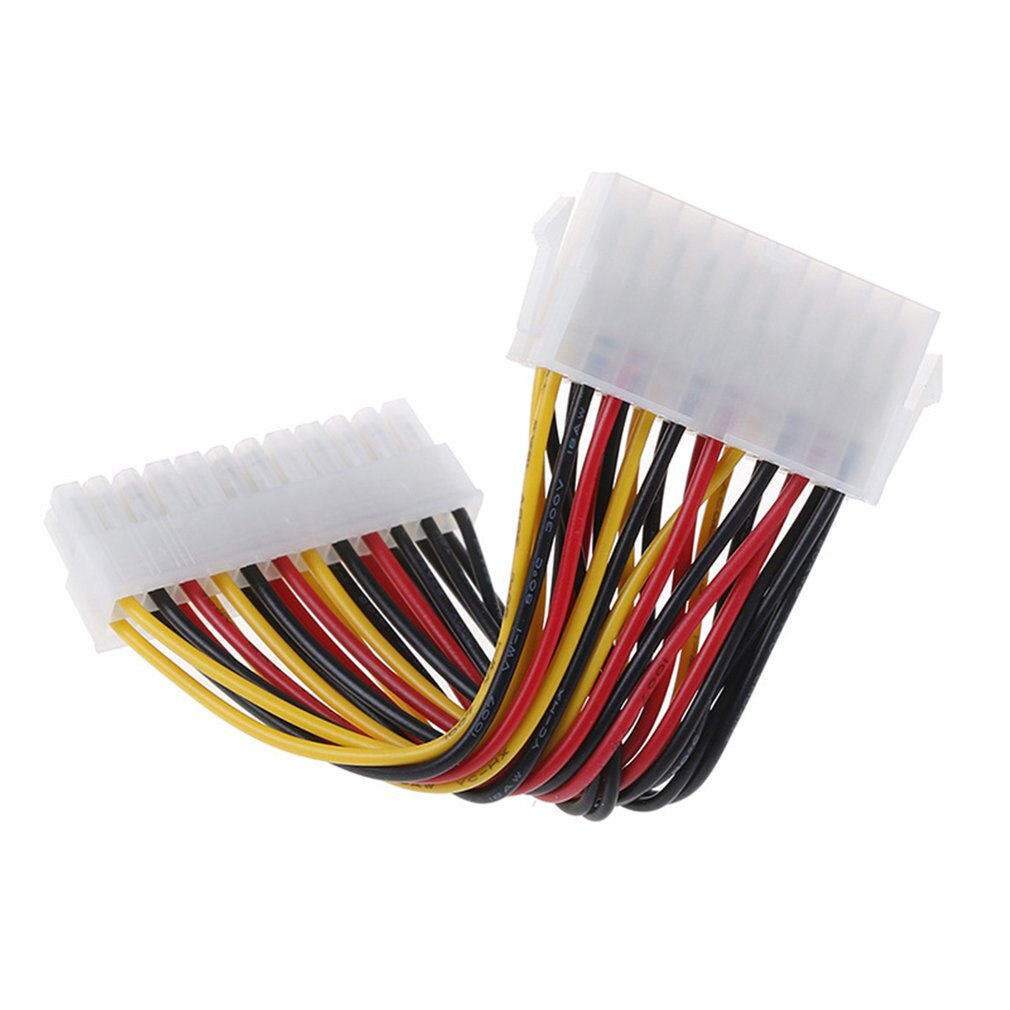 24 Pin Male To 24Pin Female Power Supply Extension Cable Internal PC PSU TW Power Lead Connector Wire