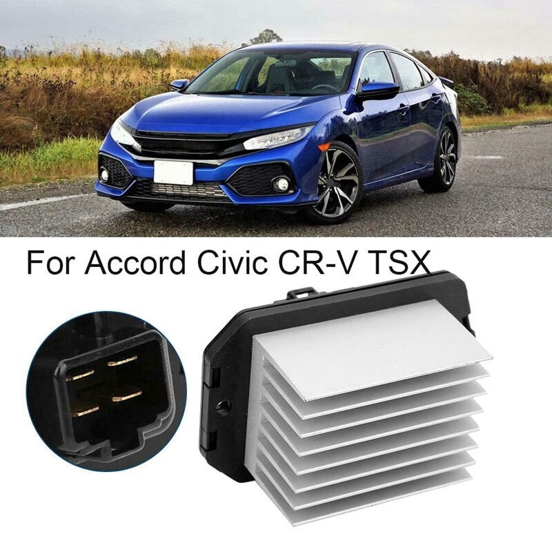 HVAC A/C Heater Blower Motor Resistor for Honda Accord Civic CR-V Acura TSX 79330S5A942 79330-SDA-A01: Default Title