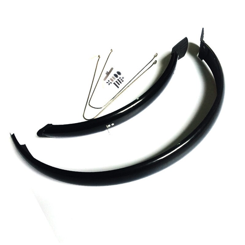 16 20 26 Inch Mtb Road Fiets Spatbord Voor Achter Fenders Chrome Plastic Mountainbike Fenders Set Spatborden Fiets Accessoires: 16 inch